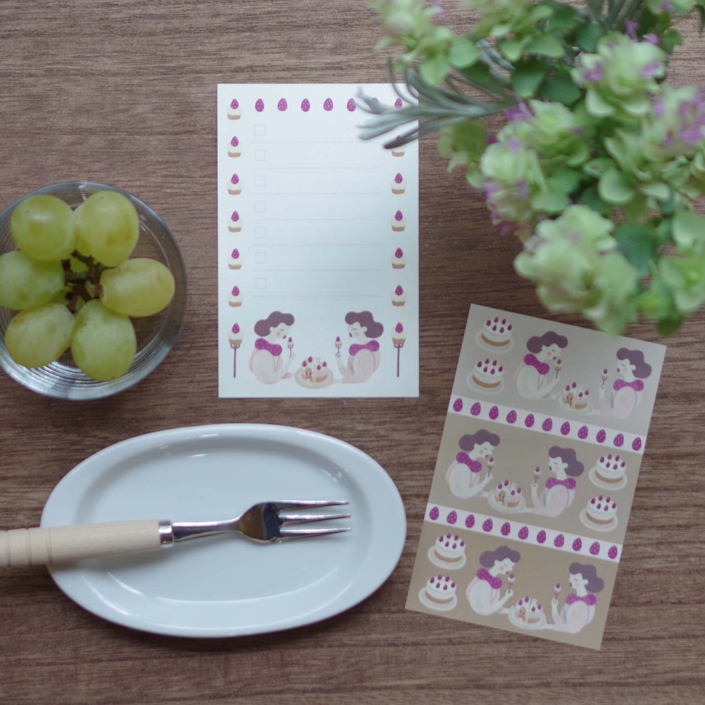 はんぶんこ メモ紙ブレンド