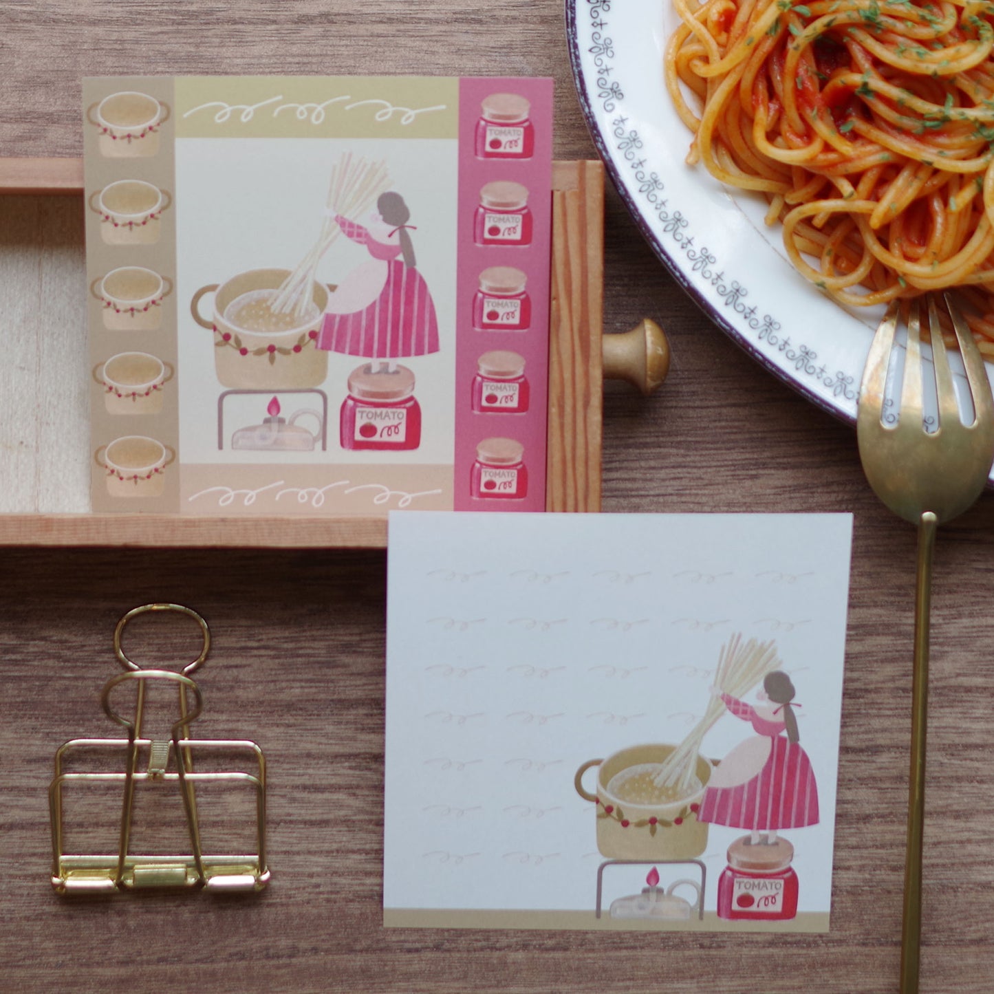 今日のメニューはナポリタン ましかくメモ