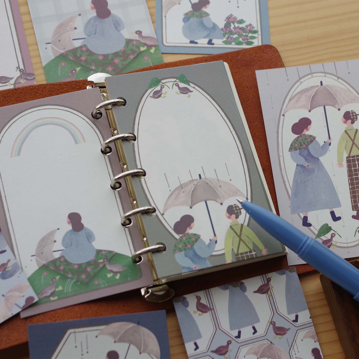 雨がふれば ちいさなフレームメモ