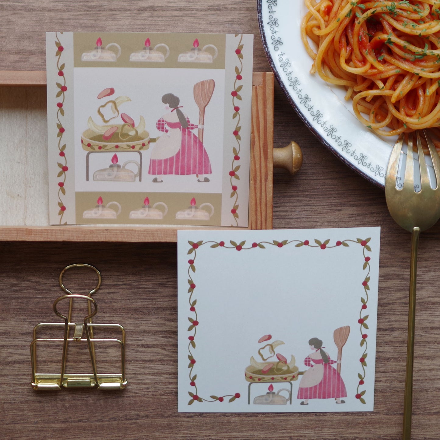 今日のメニューはナポリタン ましかくメモ