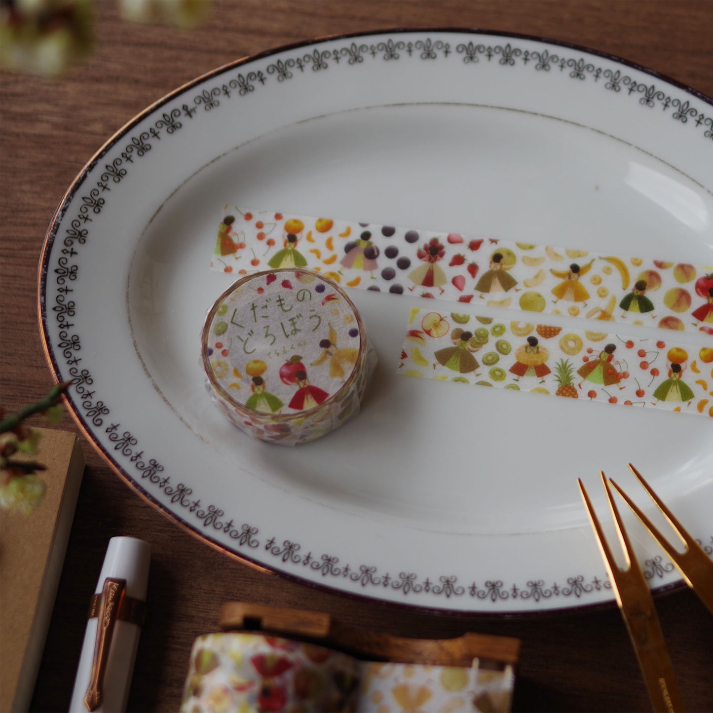 くだものどろぼう マスキングテープ