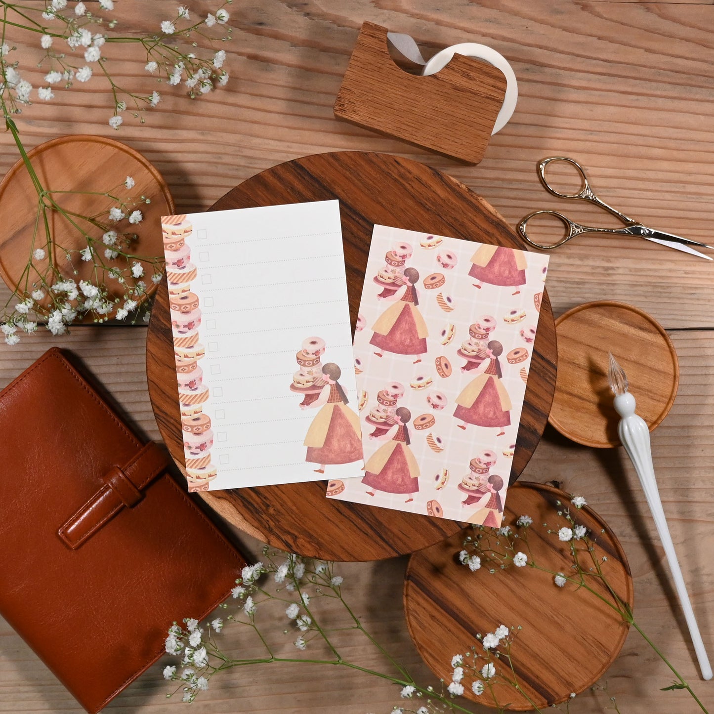 Take plenty of stationery with you: Notepad Blend