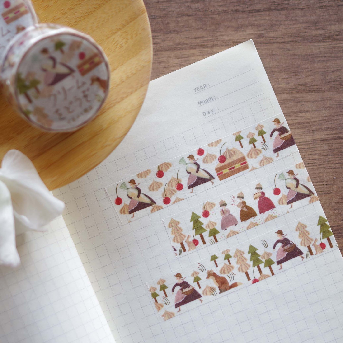 クリームをどうぞ マスキングテープ