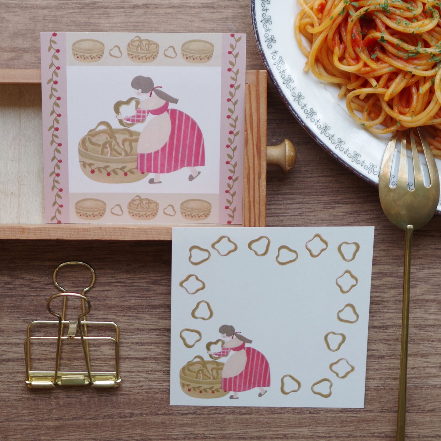 今日のメニューはナポリタン ましかくメモ