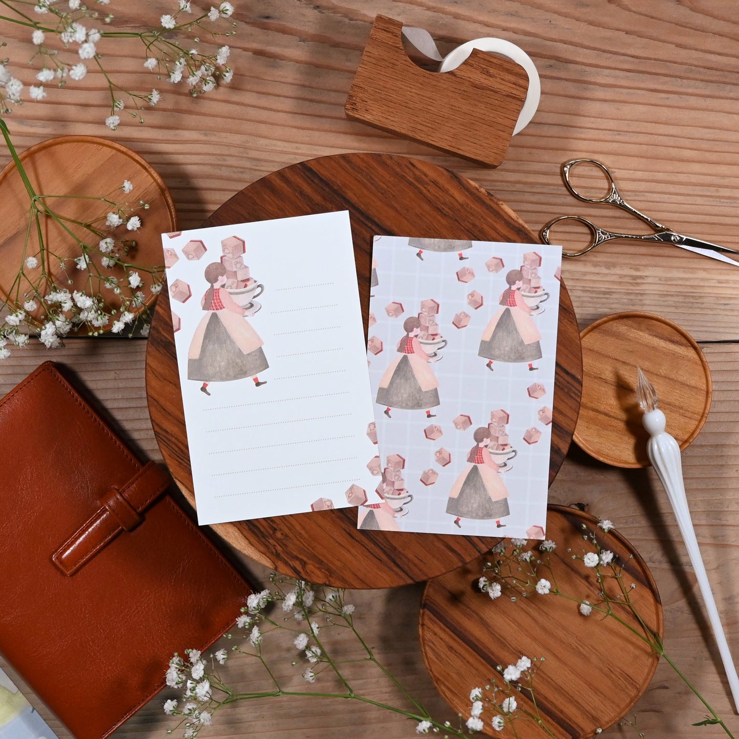 Take plenty of stationery with you: Notepad Blend
