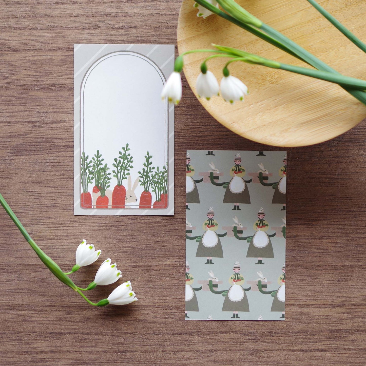 人見知りなうさぎ ちいさなフレームメモ