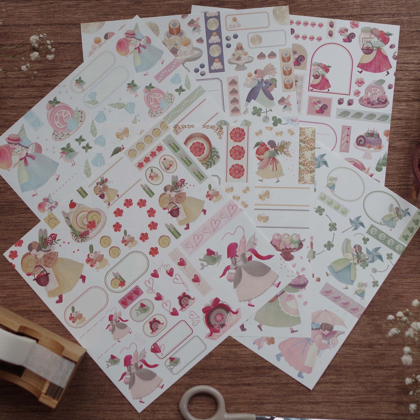 12ヶ月の特製ロール 素材集みたいなおりがみ