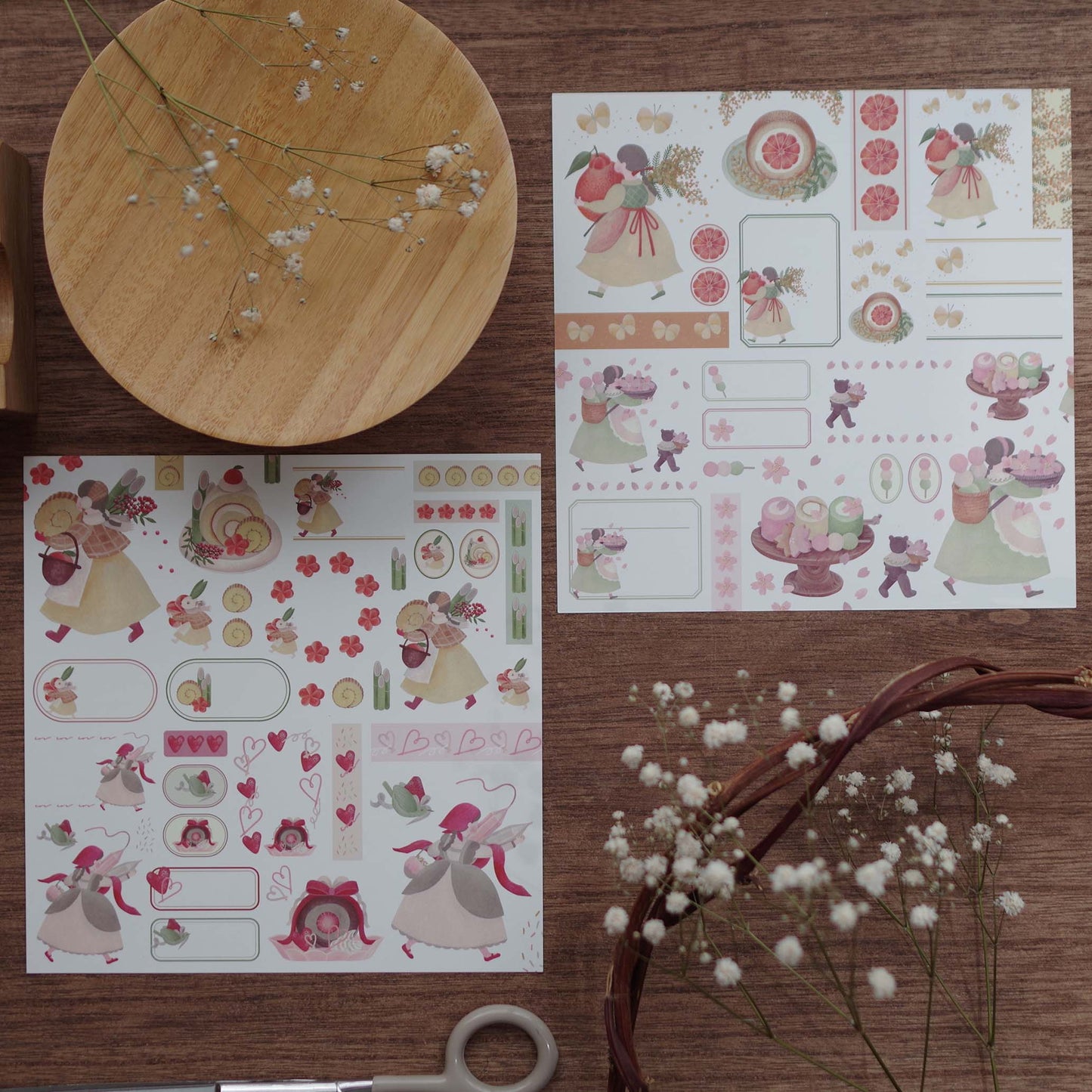 12ヶ月の特製ロール 素材集みたいなおりがみ