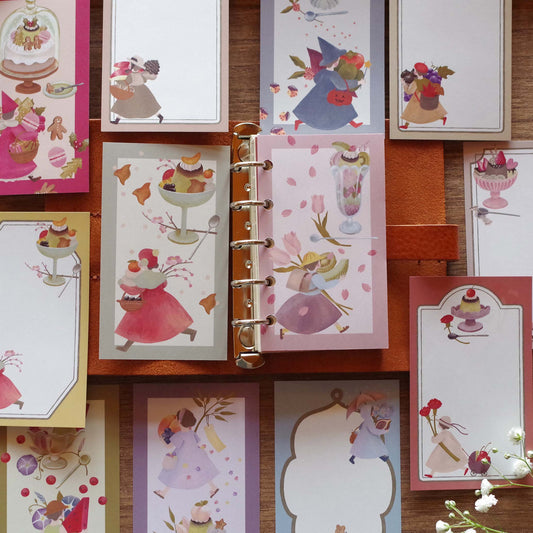 12ヶ月の特製プリン ちいさなフレームメモ