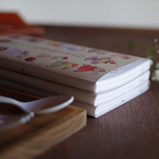 12ヶ月の特製プリン 一筆箋