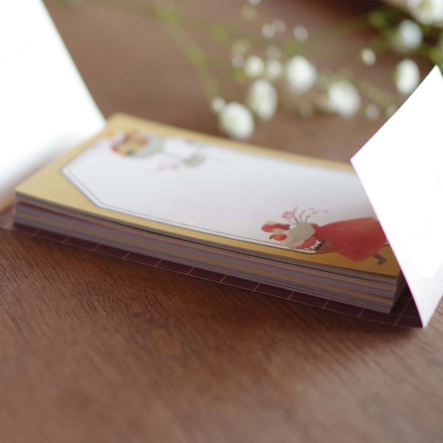 12ヶ月の特製プリン ちいさなフレームメモ