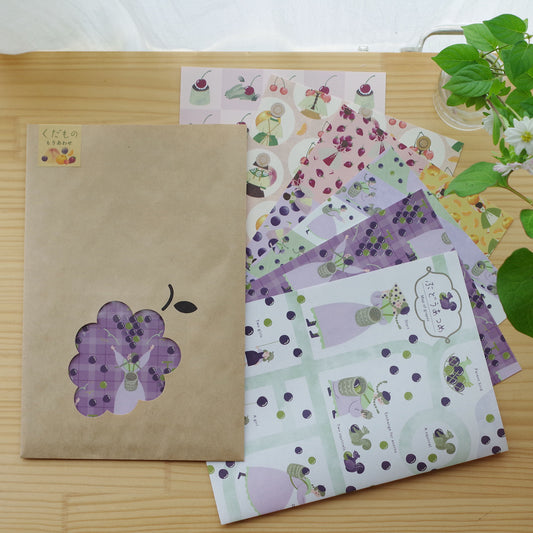 くだものもりあわせ デザインペーパー