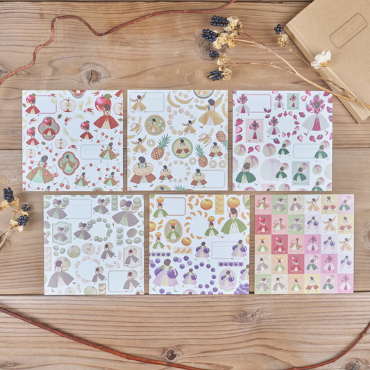 くだものどろぼう 素材集みたいなおりがみ