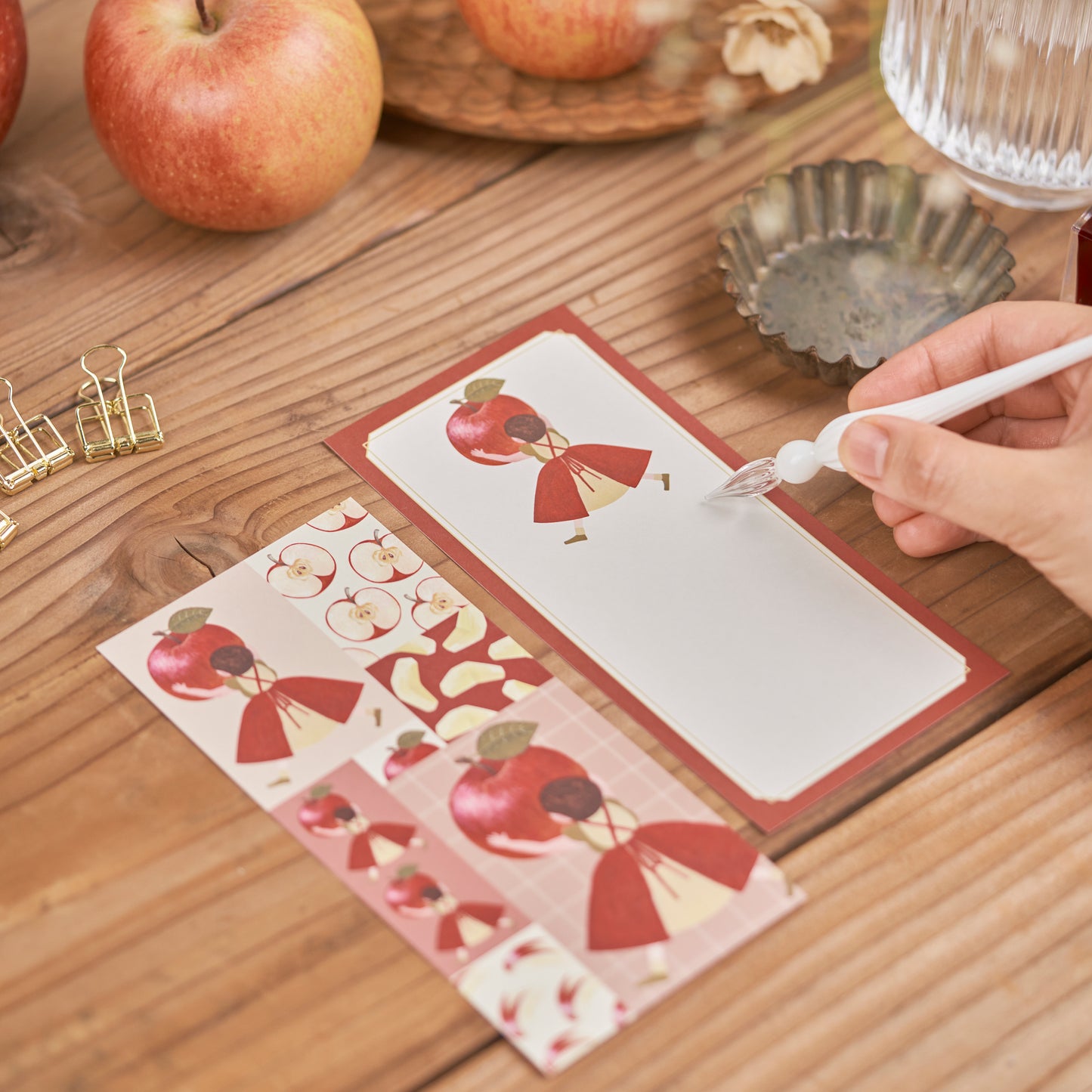 くだものどろぼうその2 一筆箋