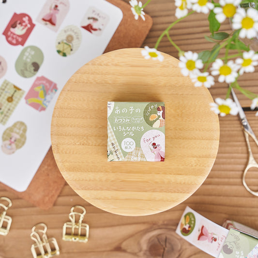 あの子のおつつみ いろんなかたちシール