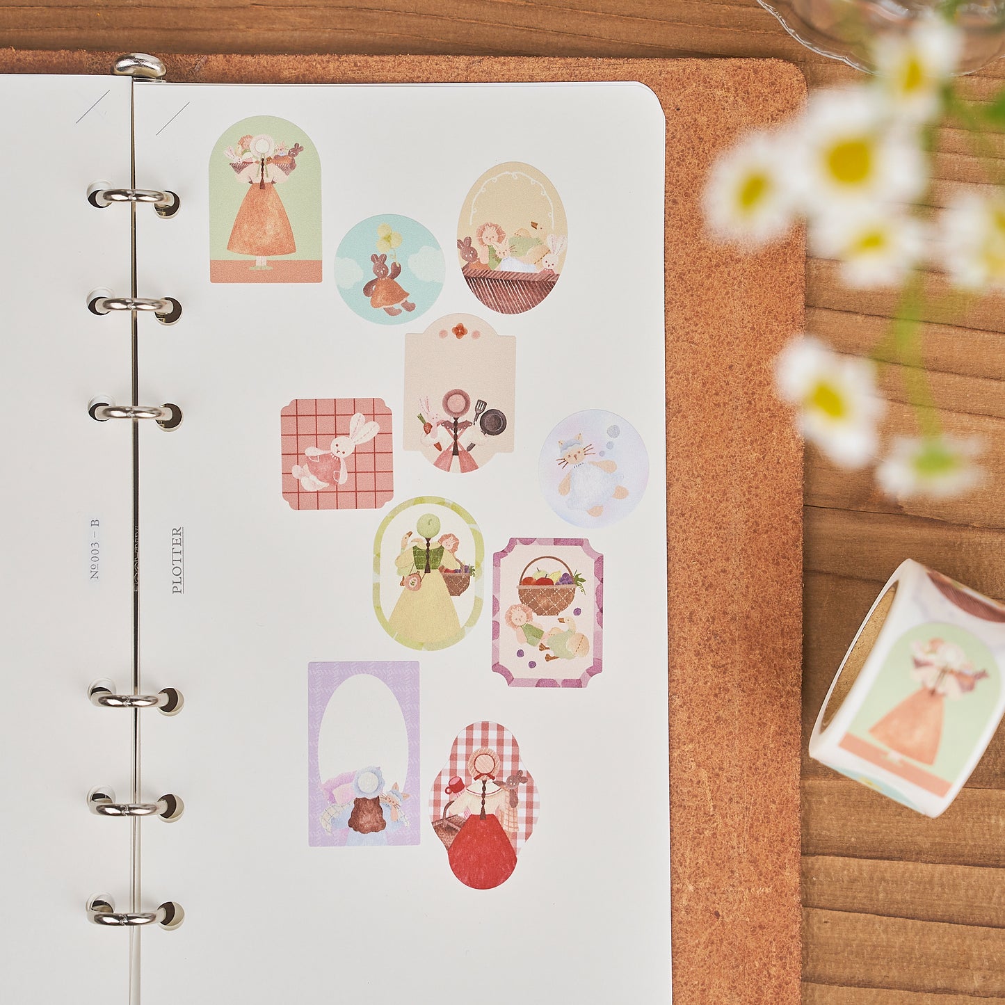 ぬいぐるみコレクション いろんなかたちシール