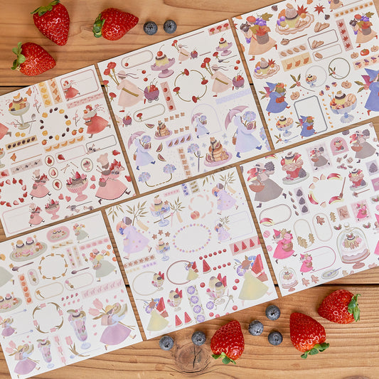 12 Months Special Pudding Origami as a Collection of Materials