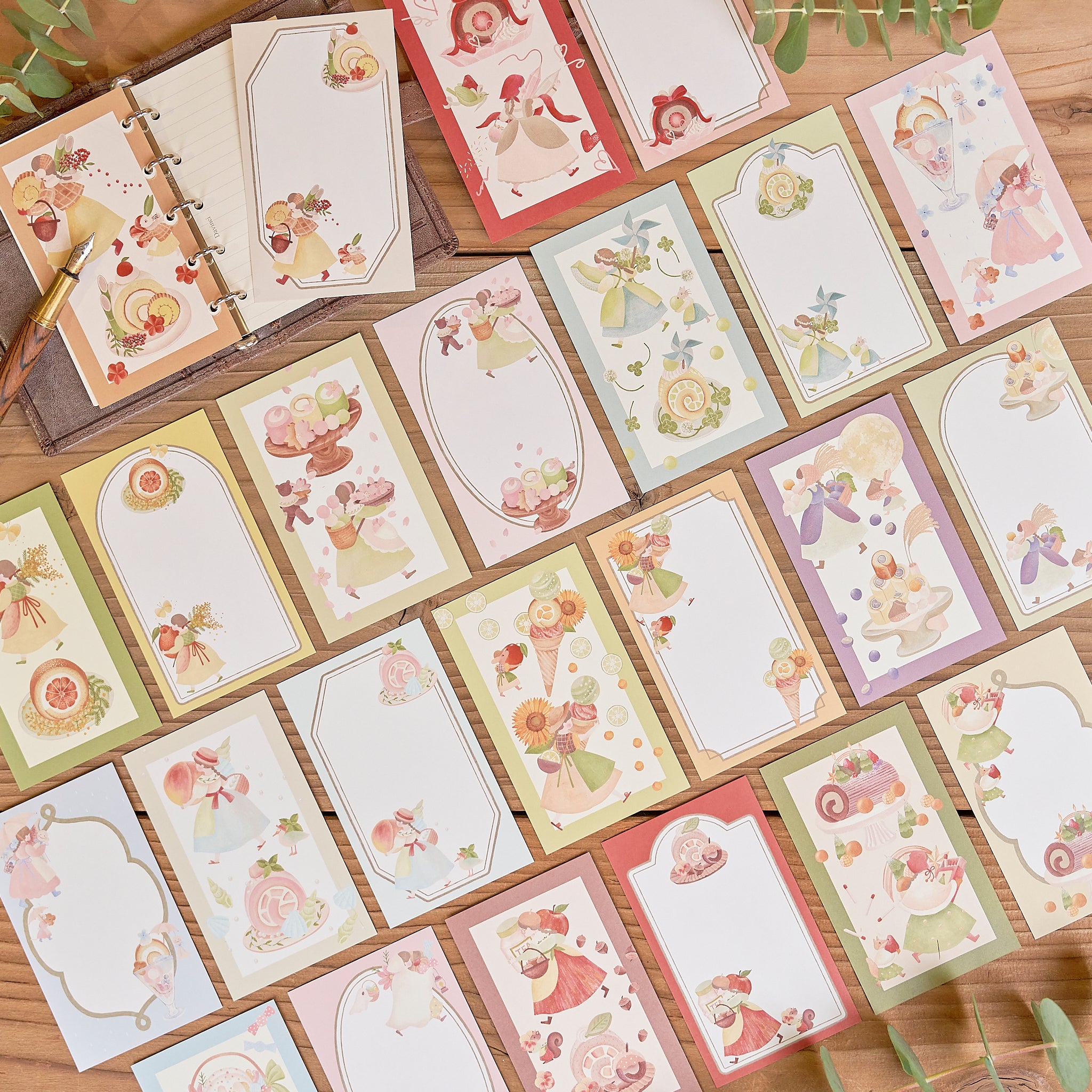 てるふく商店】12ヶ月の特製ロール ちいさなフレームメモ