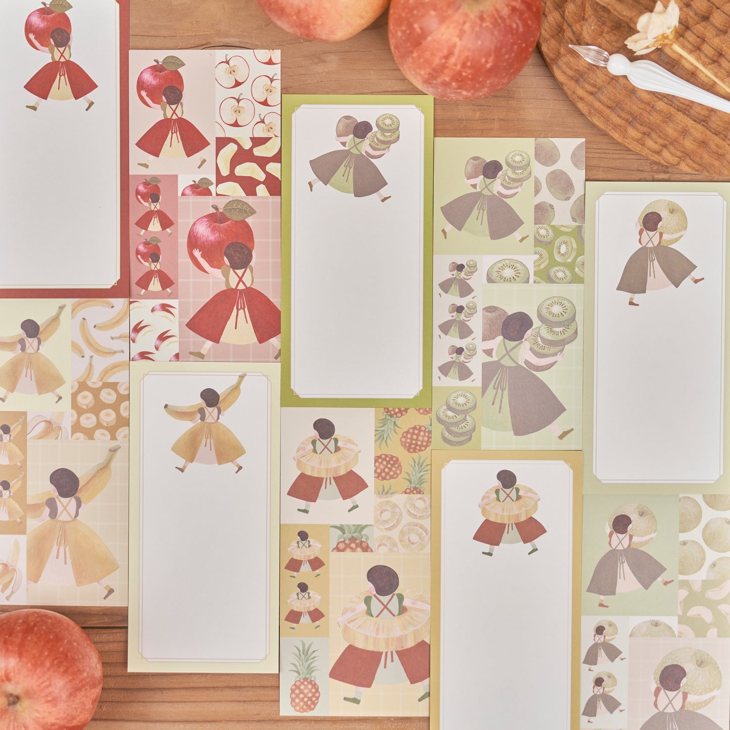 くだものどろぼうその2 一筆箋