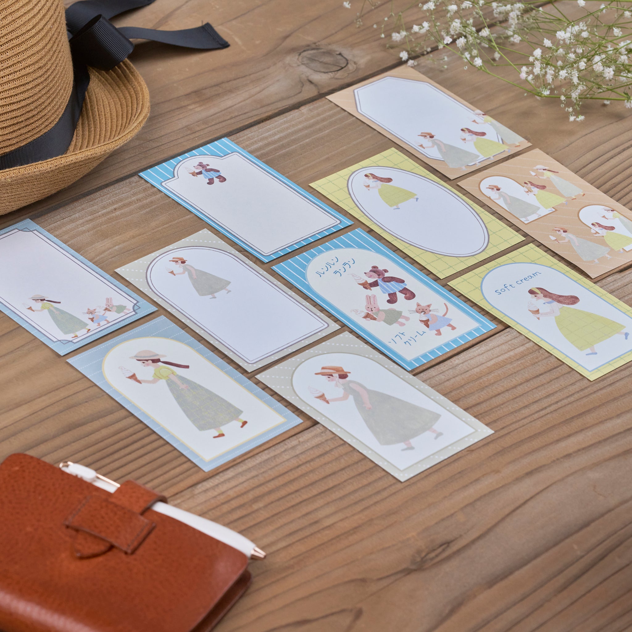 みんなでソフトクリーム ちいさなフレームメモ – てるふく商店