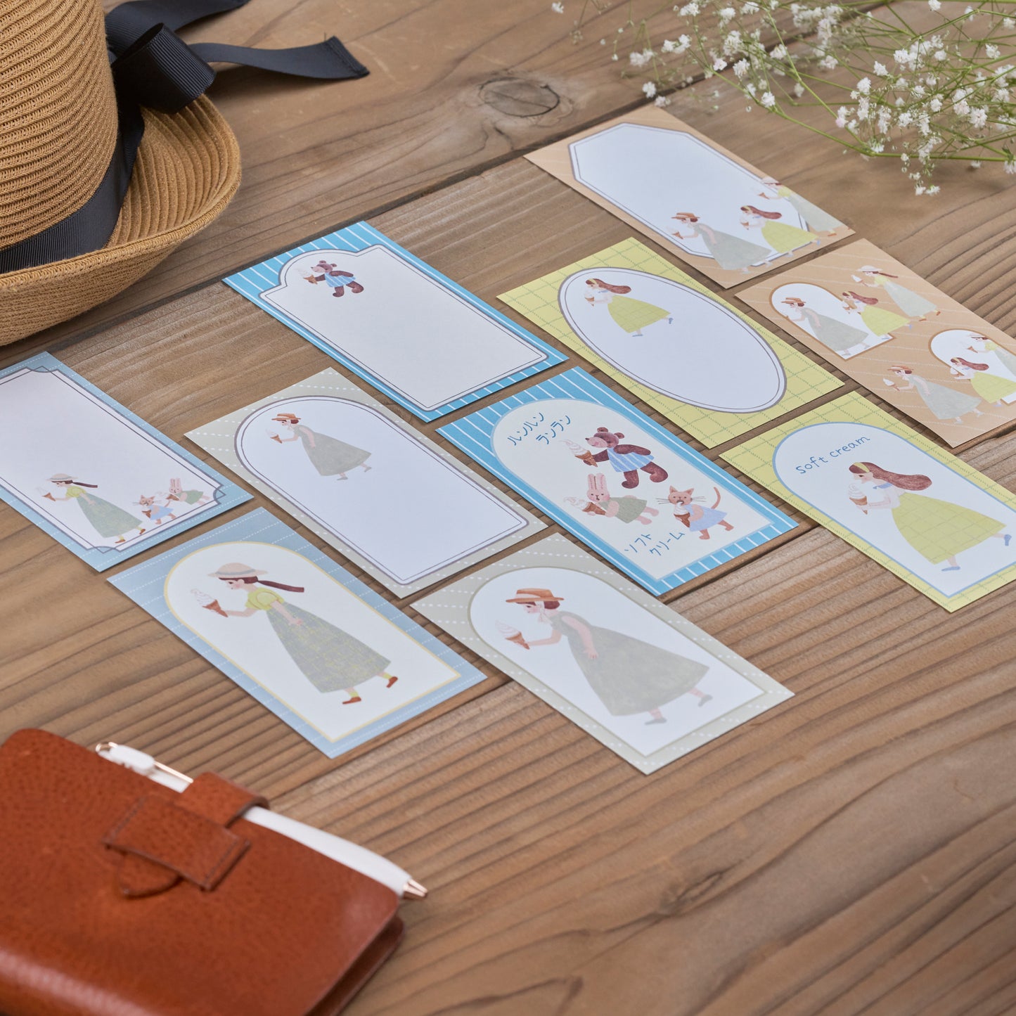 みんなでソフトクリーム ちいさなフレームメモ