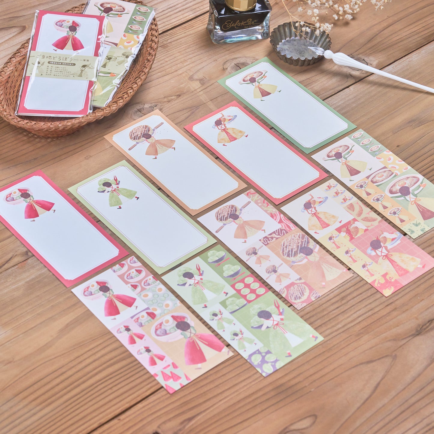 ご当地どろぼうその3 一筆箋