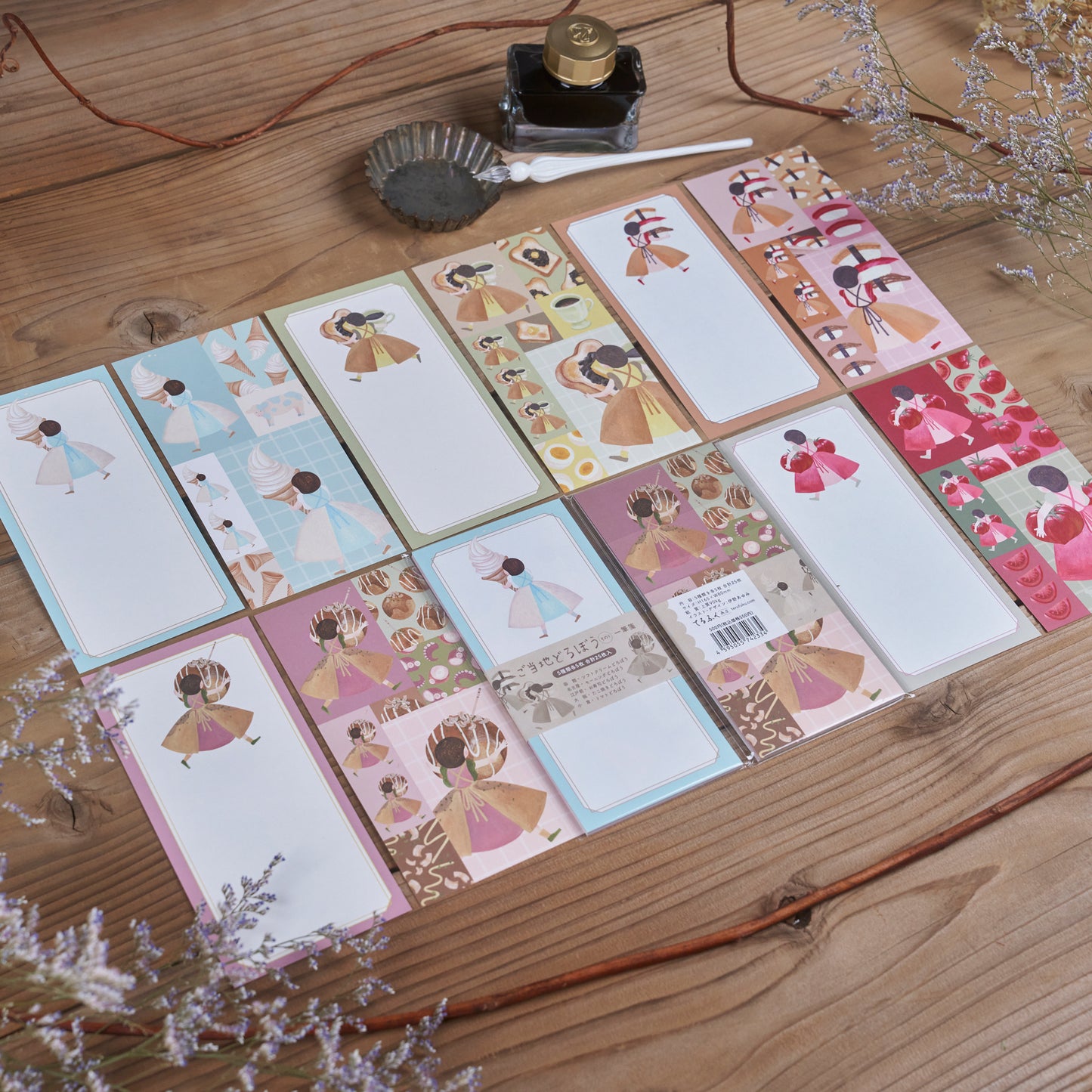 ご当地どろぼうその1 一筆箋