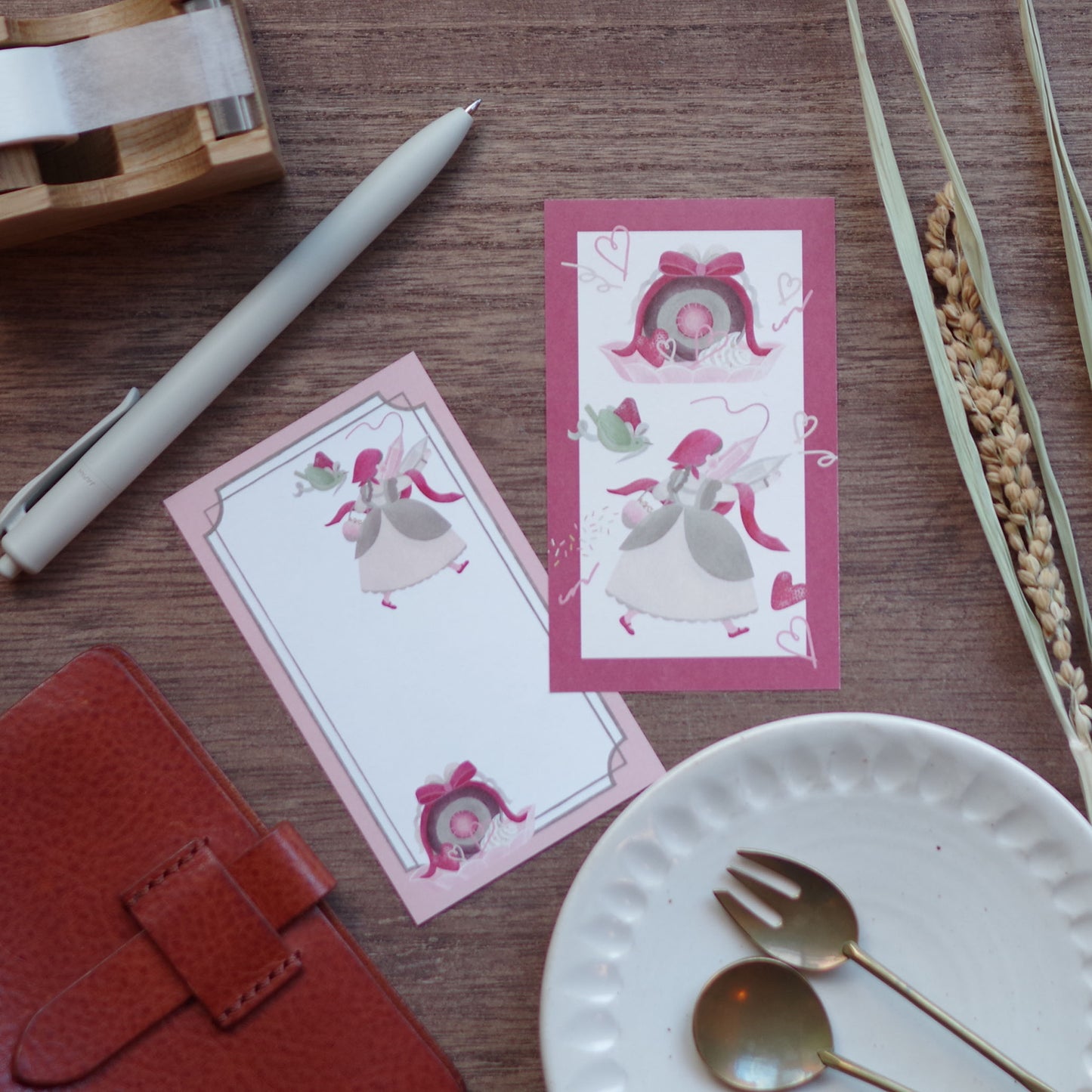 12ヶ月の特製ロール ちいさなフレームメモ