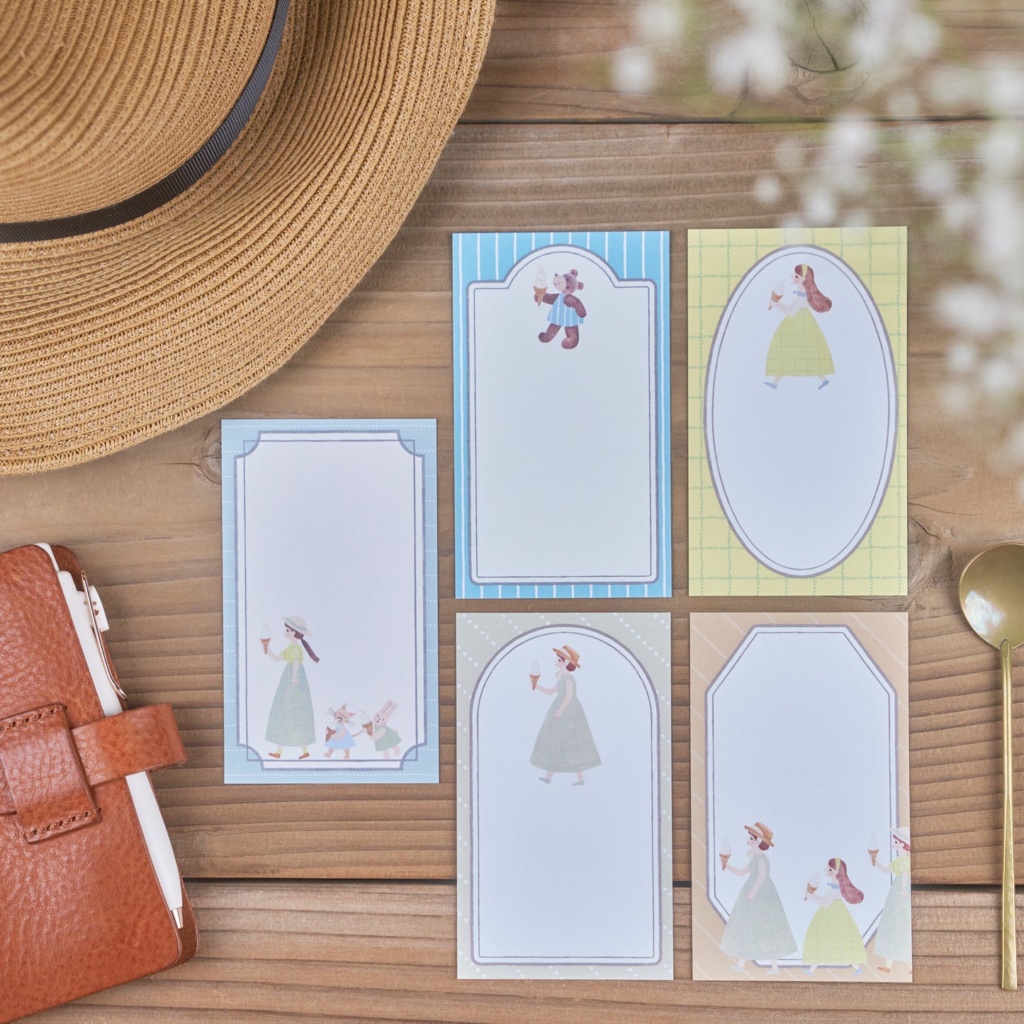 みんなでソフトクリーム ちいさなフレームメモ