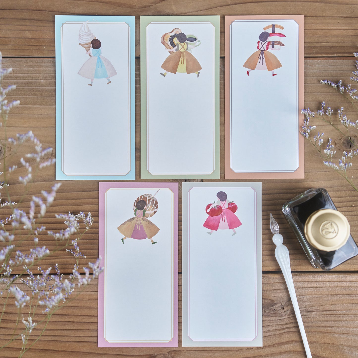 ご当地どろぼうその1 一筆箋