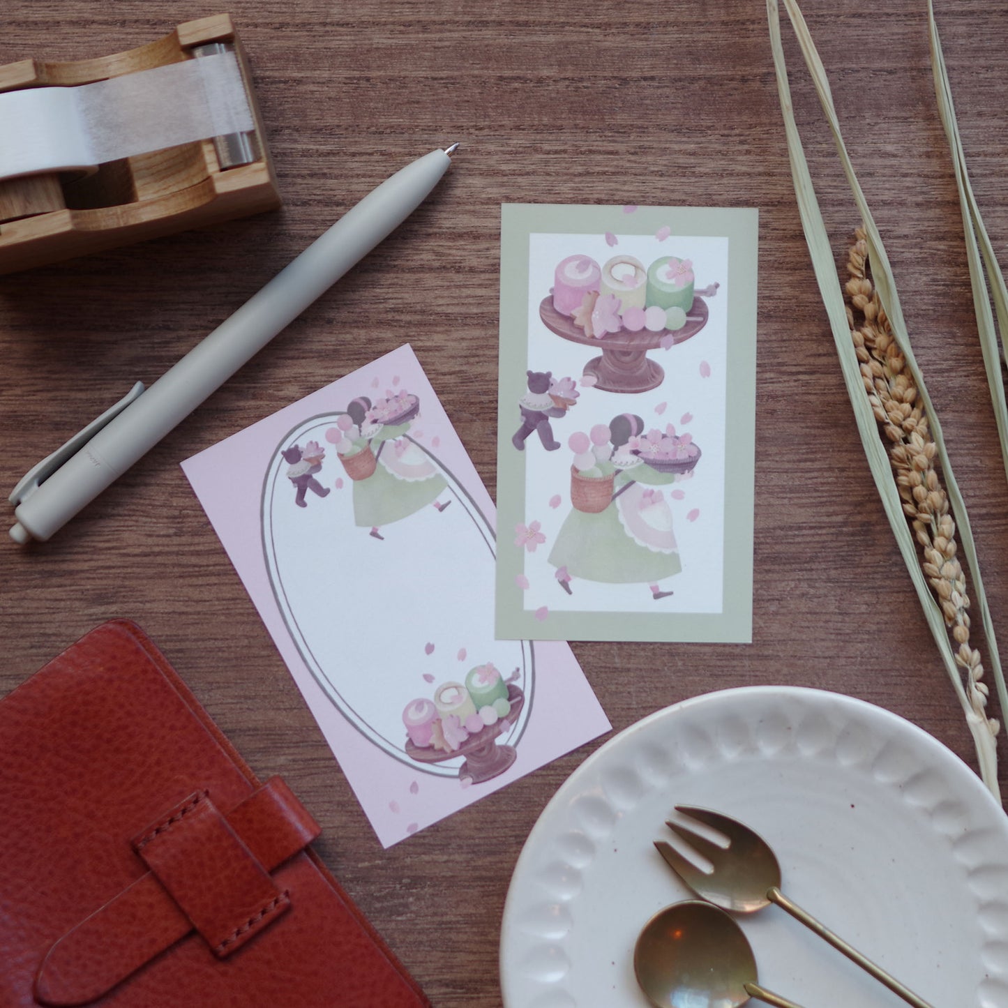 12ヶ月の特製ロール ちいさなフレームメモ