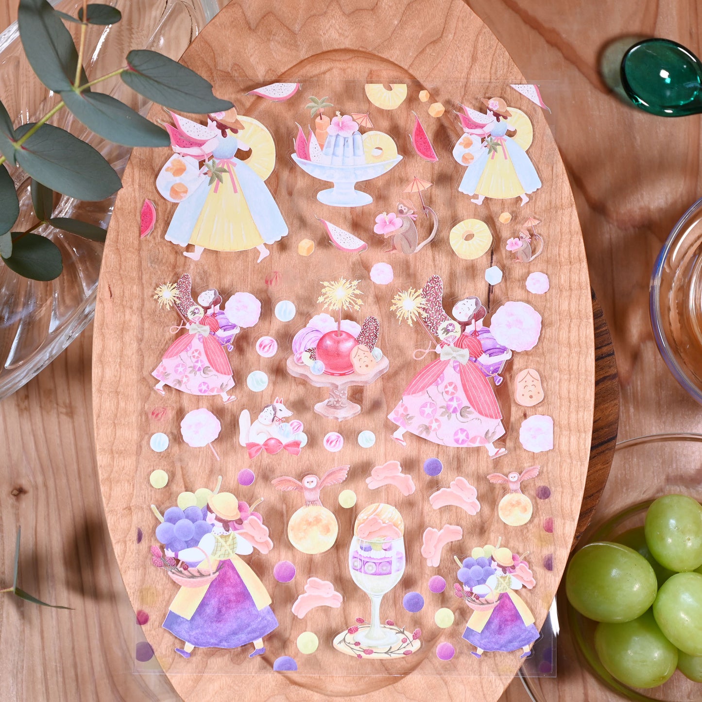 July, August, and September Special Jellies Clear Seals