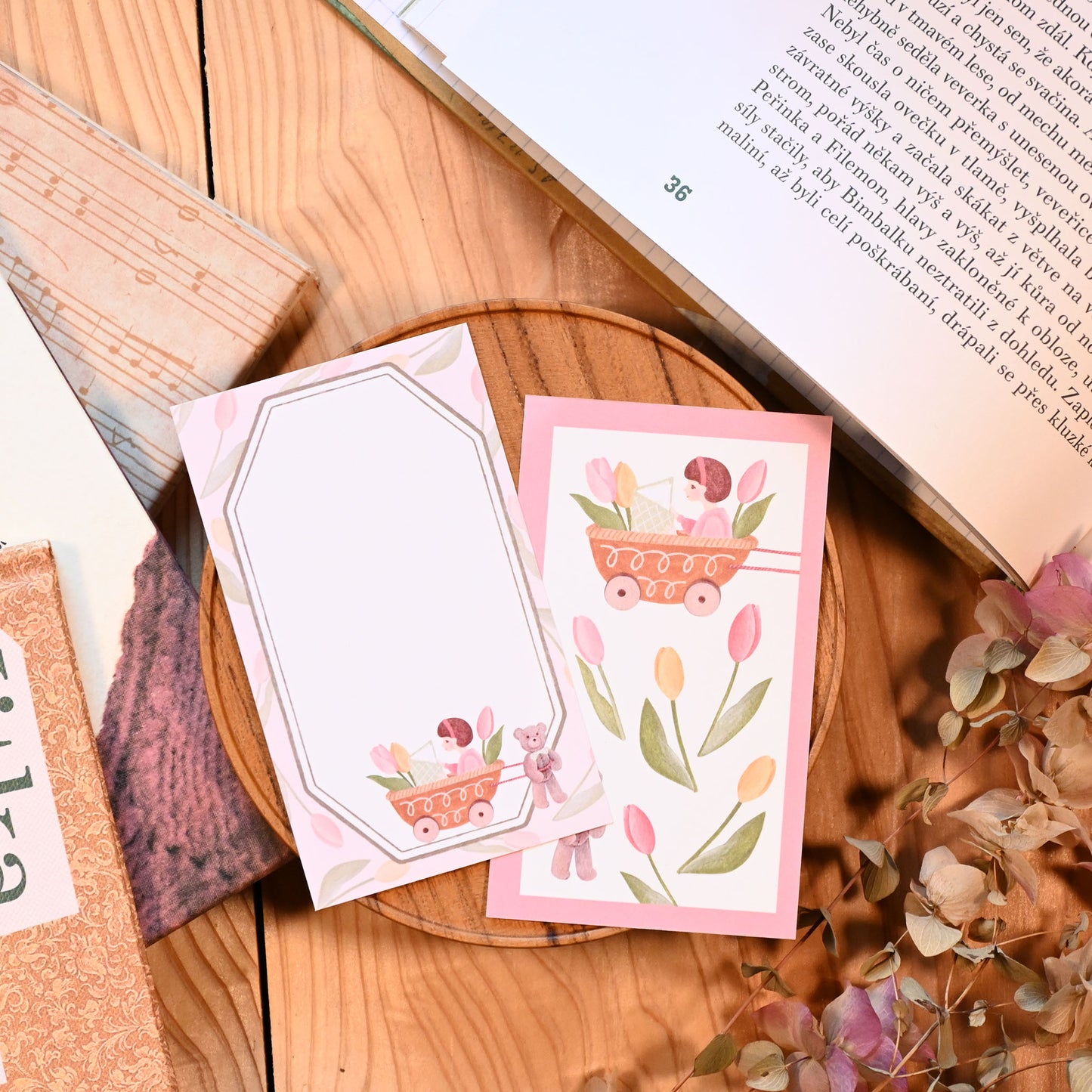 どこでも読書 ちいさなフレームメモ