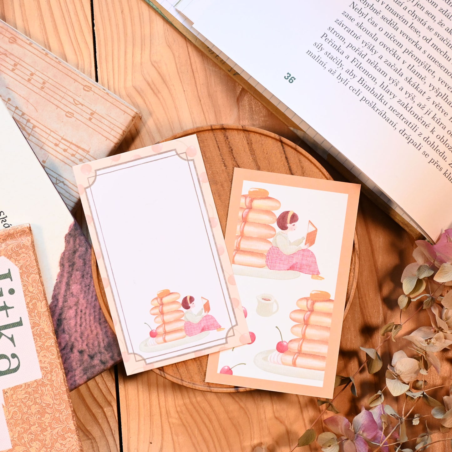 どこでも読書 ちいさなフレームメモ