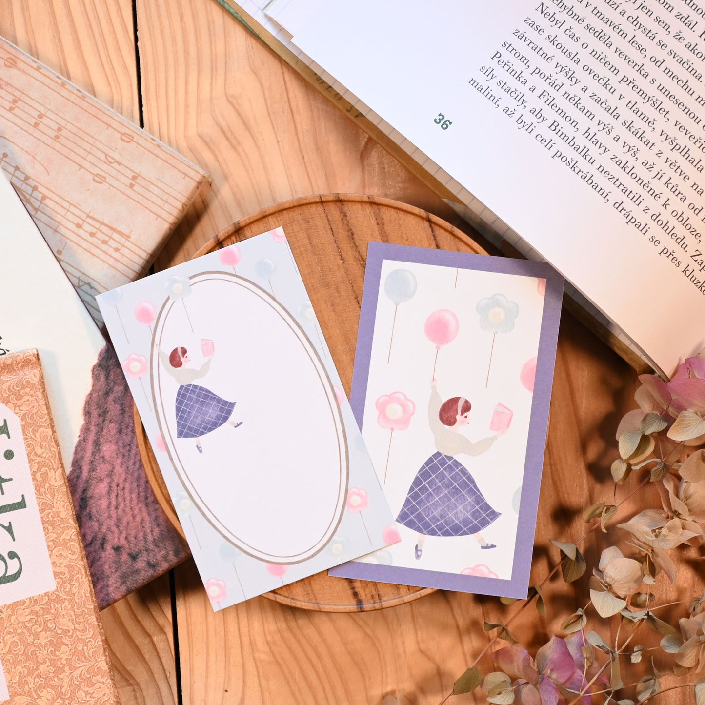 どこでも読書 ちいさなフレームメモ