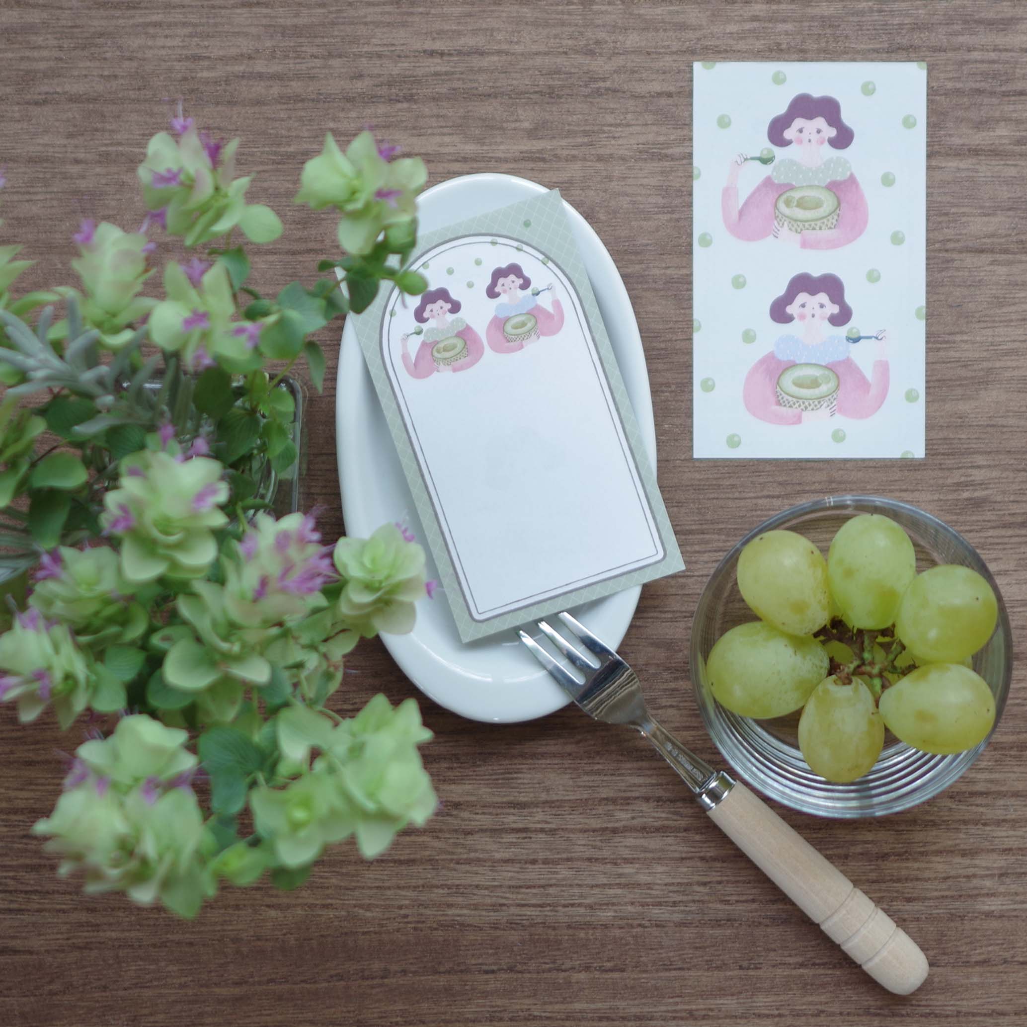 はんぶんこ ちいさなフレームメモ – てるふく商店