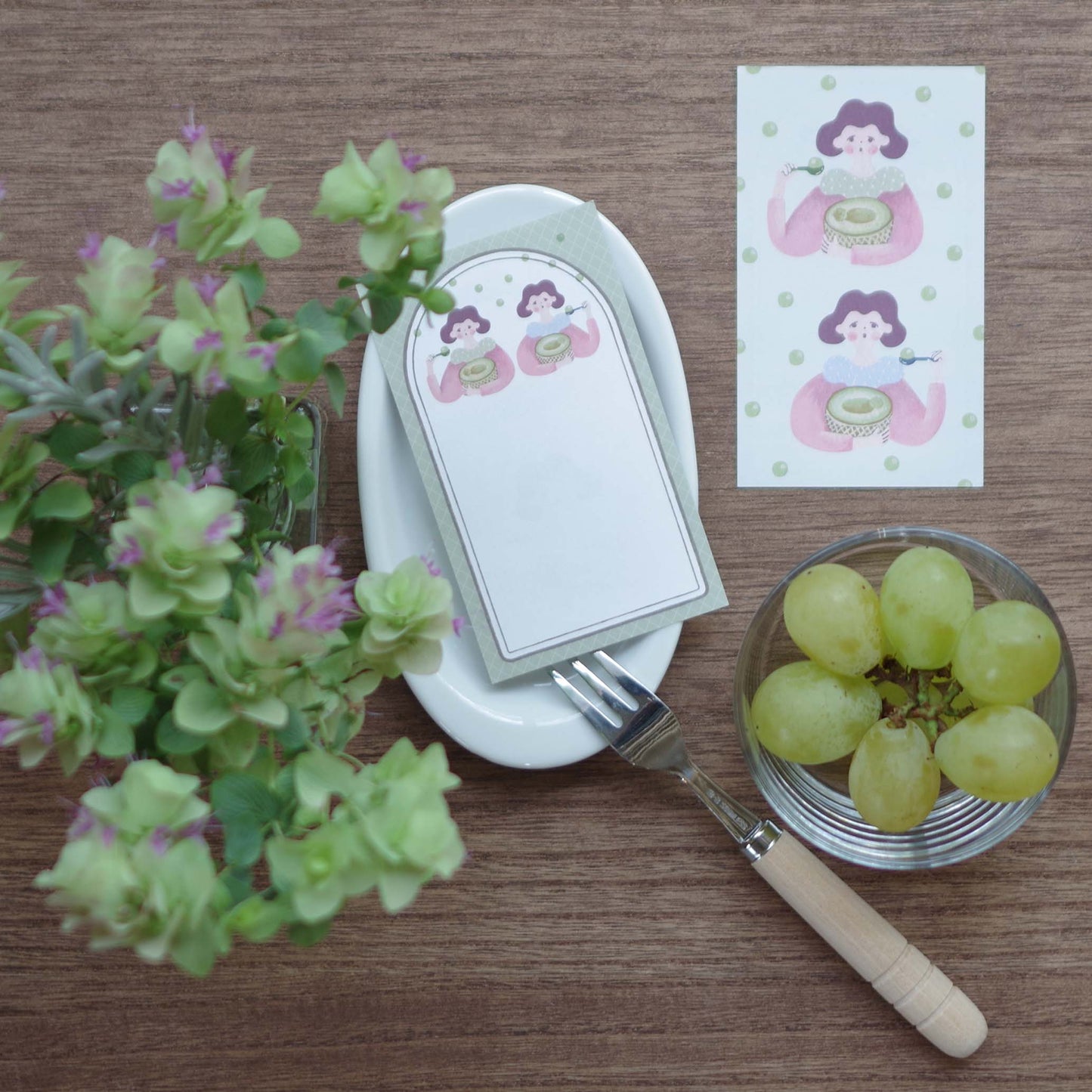 はんぶんこ ちいさなフレームメモ