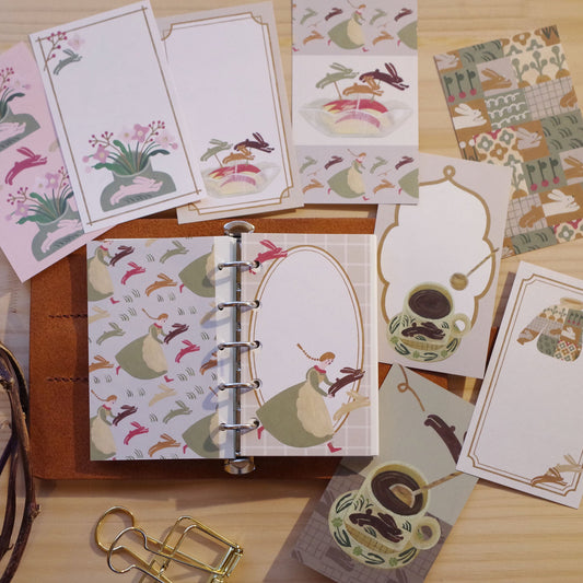 うさぎうさぎどこへゆく ちいさなフレームメモ