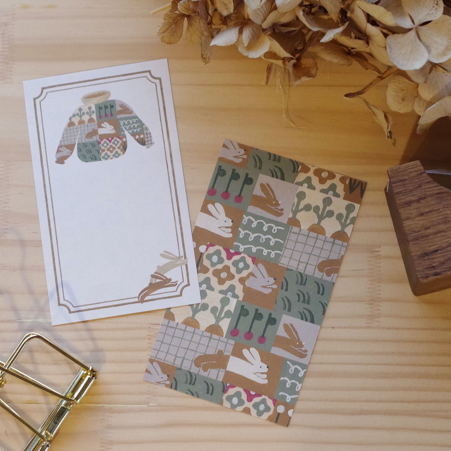 うさぎうさぎどこへゆく ちいさなフレームメモ