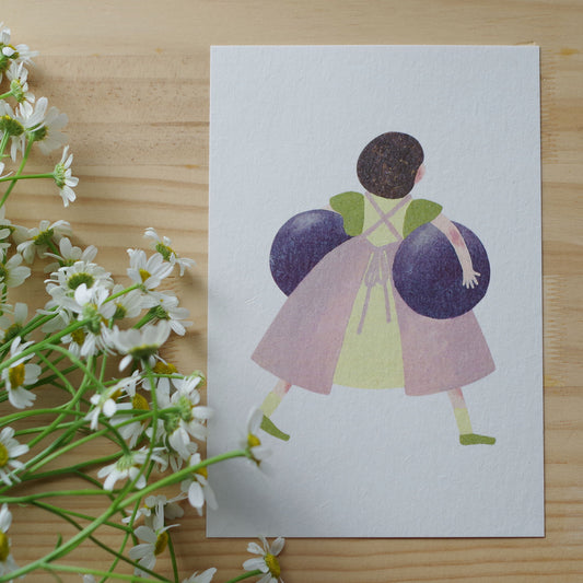 ポストカード-ぶどうどろぼう-