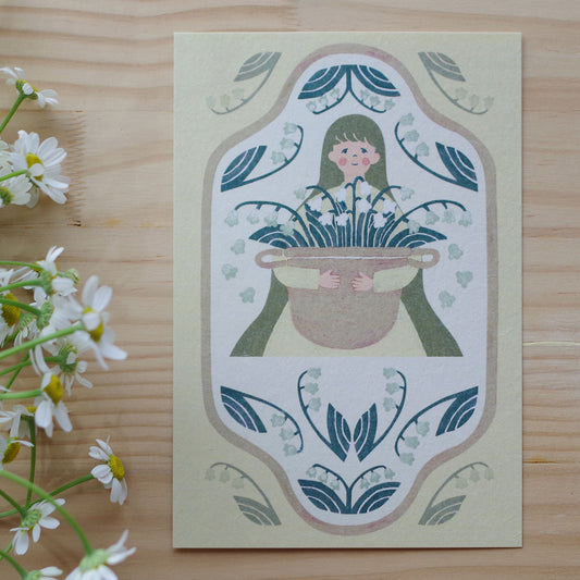 ポストカード-すずらんをあなたへ-