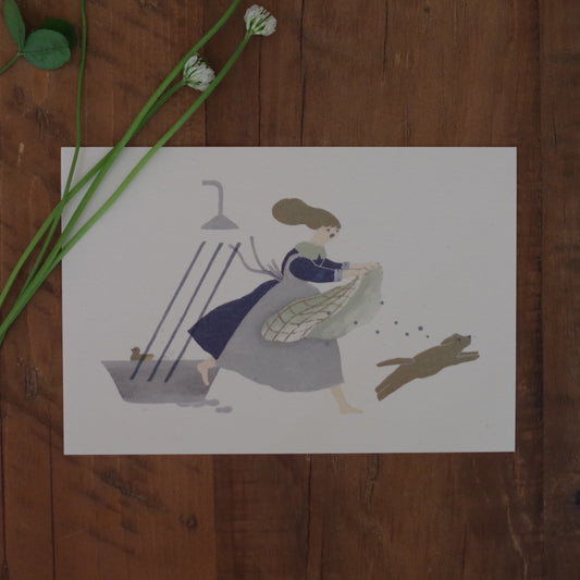 ポストカード-まってまって-